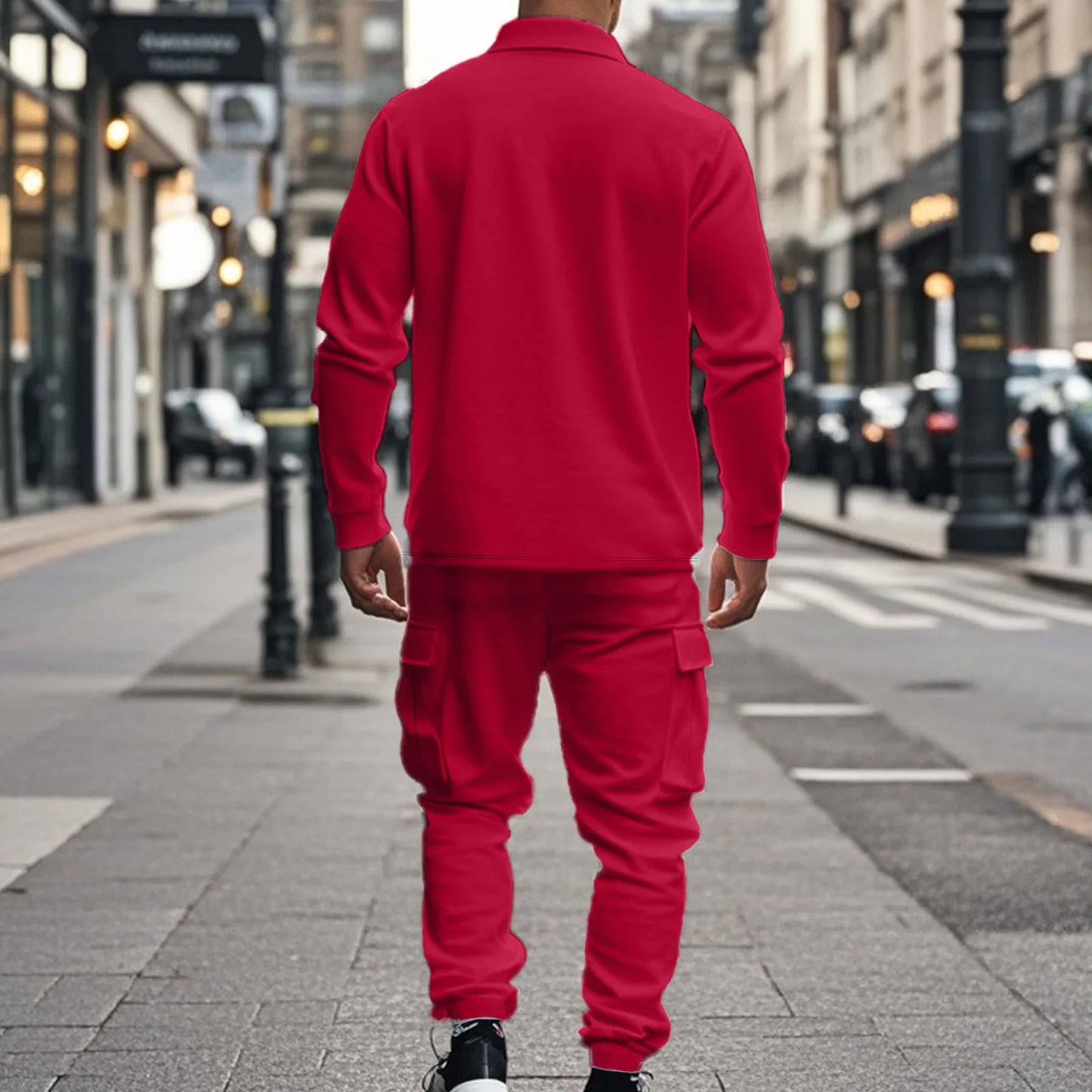 Men's Long Sleeve Two Piece Set