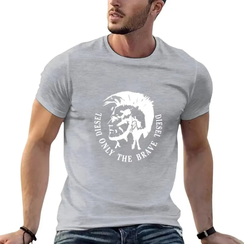Men T-Shirt Graphic New Outfits Only The Brave Estilo Graphic Tee Oversized Unisex Clothing Harajuku Vintage Casual Streetwear