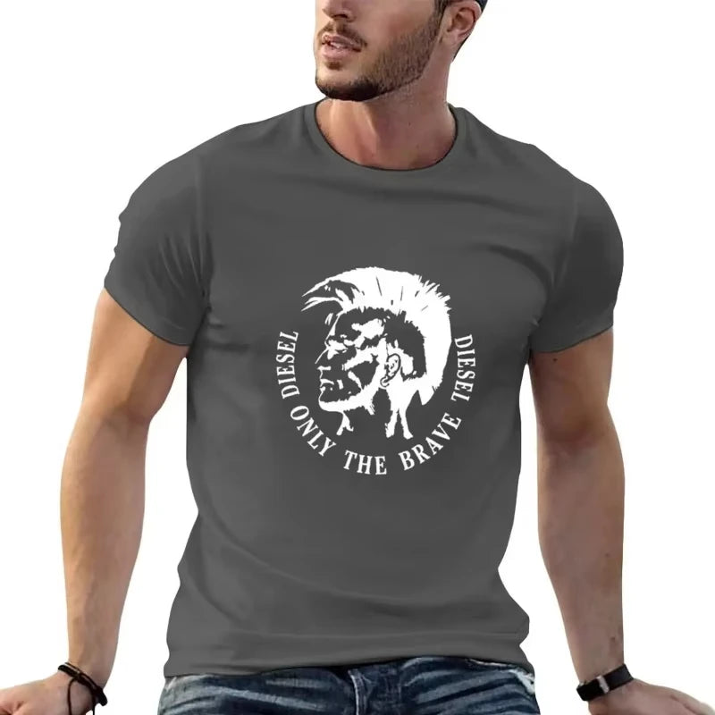 Men T-Shirt Graphic New Outfits Only The Brave Estilo Graphic Tee Oversized Unisex Clothing Harajuku Vintage Casual Streetwear