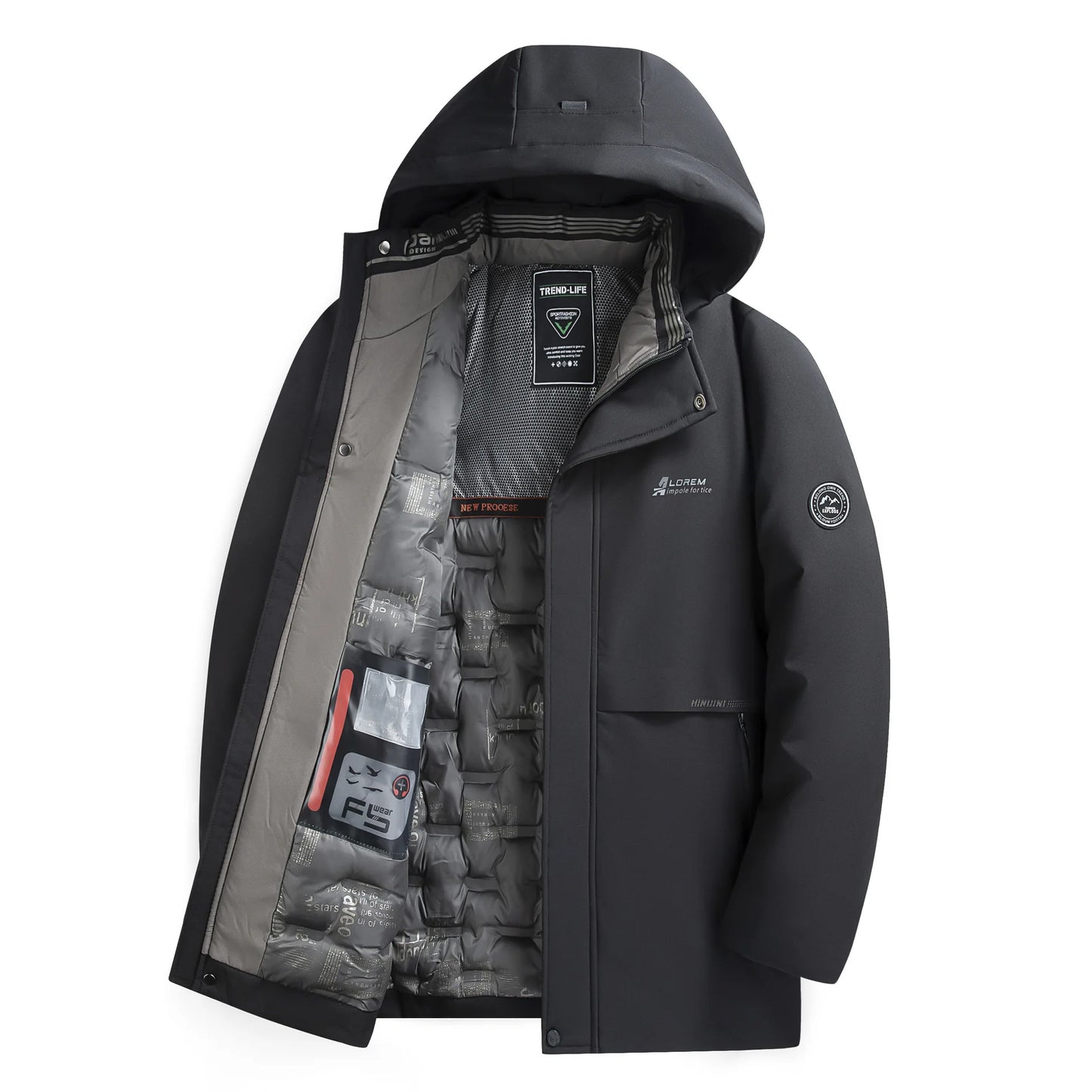 Parka Men Coats new Winter Jacket Men Thicken Hooded Waterproof Outwear Warm Coat Fathers' Clothing Casual Men's Overcoat
