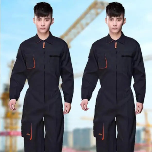 Work Clothing For Men Cargo Overalls Fly Pockets Work Jumpsuit Coveralls Workshop Uniform Hip Hop Costume Overall Hombre Trabajo