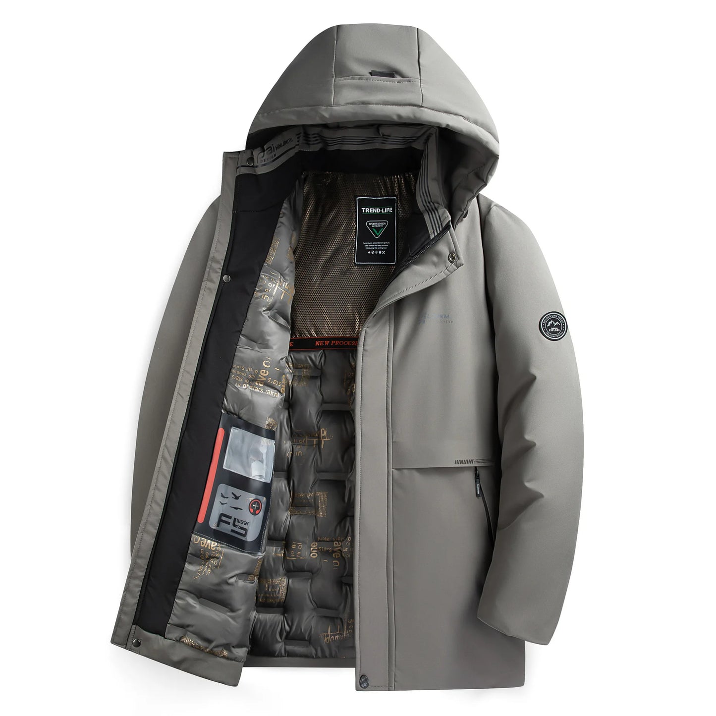 Parka Men Coats new Winter Jacket Men Thicken Hooded Waterproof Outwear Warm Coat Fathers' Clothing Casual Men's Overcoat