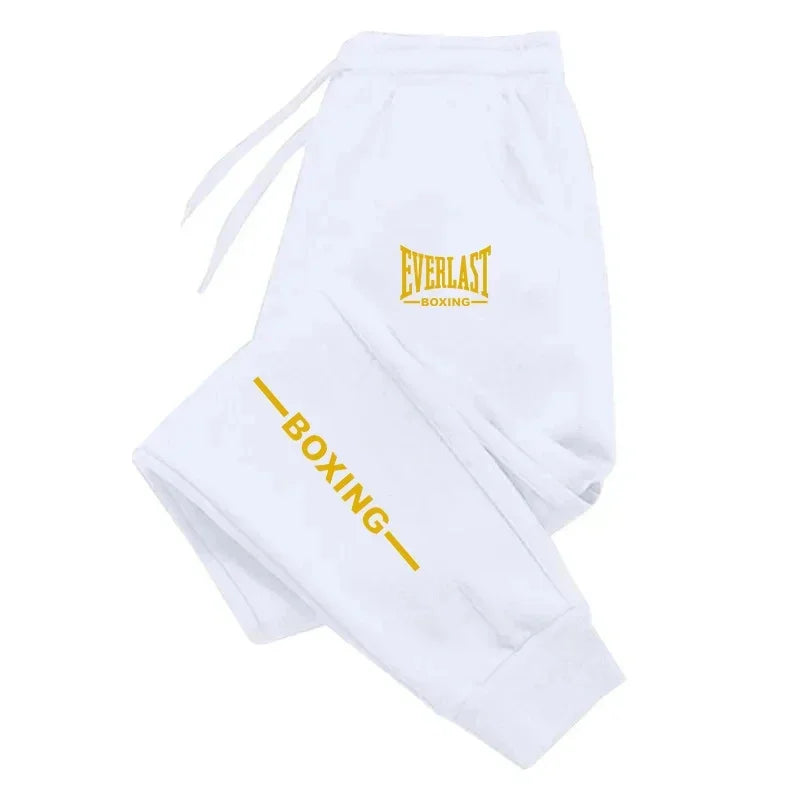 2025 Autumn EVERLAST Printed Jogging Pants Men's Tracksuit Pants for Men Sweatpants Jogger Men Brushed Gym Women Winter Trousers