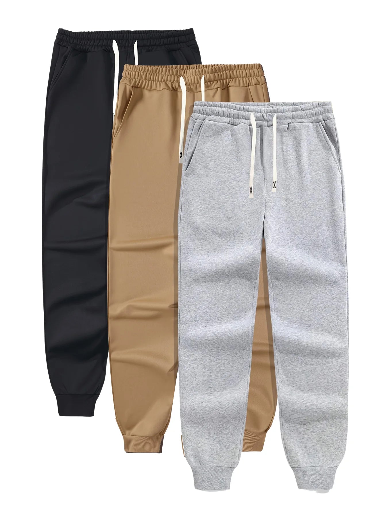 3-piece Set Baggy Jogger Pants Man Gym Sweatpants Free Offers Mens Trousers High Quality Sportswear Casual Running Autumn Workou