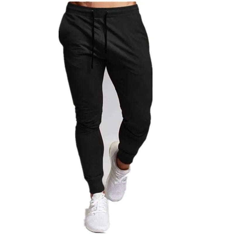 Casual Pants Men's Jogger Sweatpants Large Size Elastic Waist Sports Casual Trousers Loose Fitness Clothes Spring Thin Section