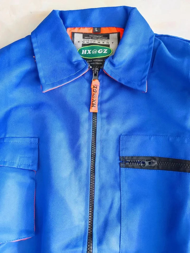 Work Clothing For Men Cargo Overalls Fly Pockets Work Jumpsuit Coveralls Workshop Uniform Hip Hop Costume Overall Hombre Trabajo