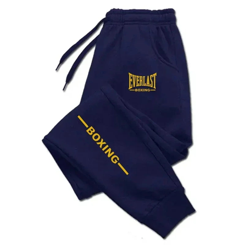 2025 Autumn EVERLAST Printed Jogging Pants Men's Tracksuit Pants for Men Sweatpants Jogger Men Brushed Gym Women Winter Trousers