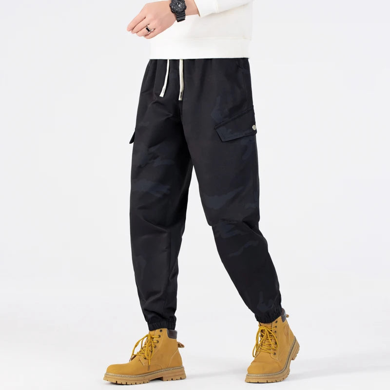 Tactical Joggers Outdoor Ripstop Cargo Pants Working Clothing Hiking Camouflage Trousers Men's Streetwear
