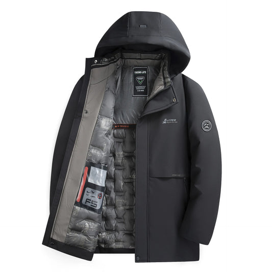 Parka Men Coats new Winter Jacket Men Thicken Hooded Waterproof Outwear Warm Coat Fathers' Clothing Casual Men's Overcoat