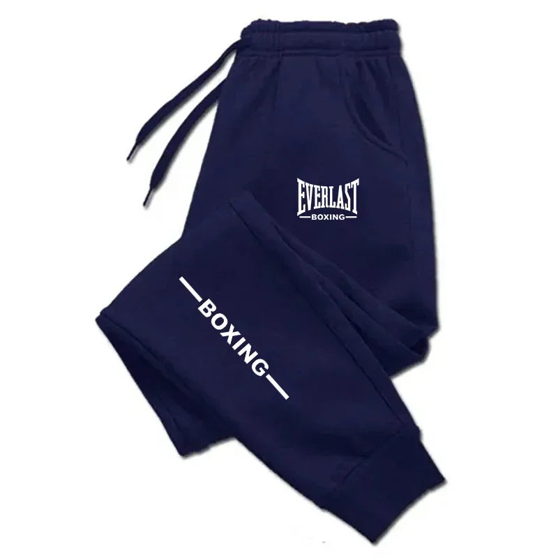 2025 Autumn EVERLAST Printed Jogging Pants Men's Tracksuit Pants for Men Sweatpants Jogger Men Brushed Gym Women Winter Trousers