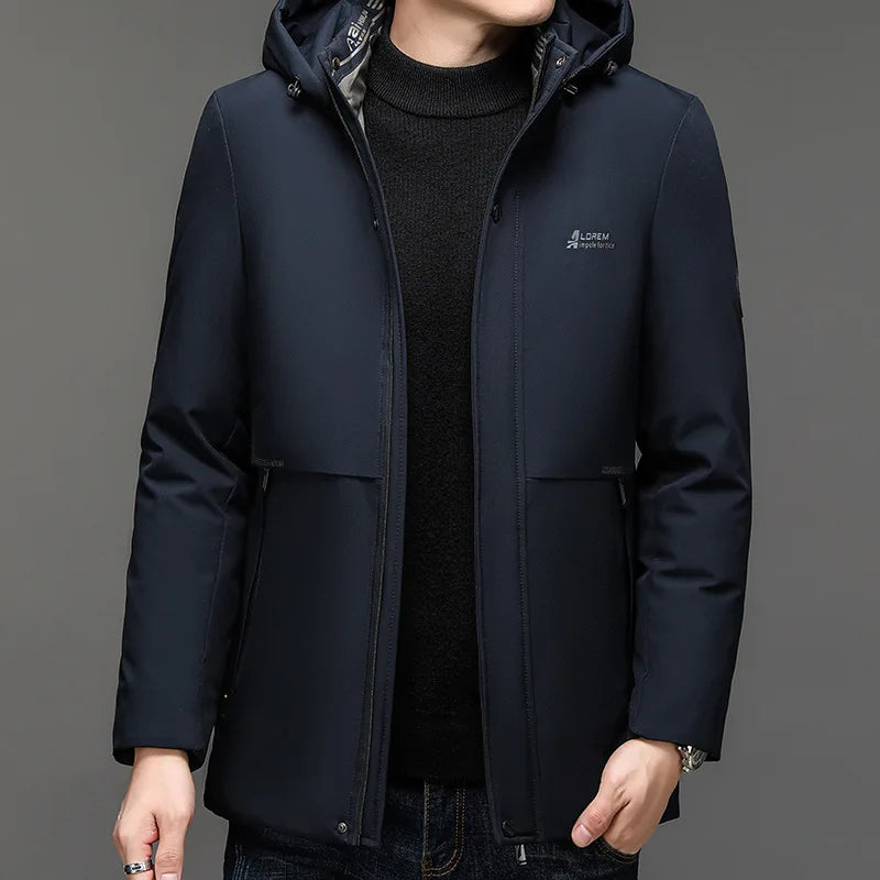 Parka Men Coats new Winter Jacket Men Thicken Hooded Waterproof Outwear Warm Coat Fathers' Clothing Casual Men's Overcoat