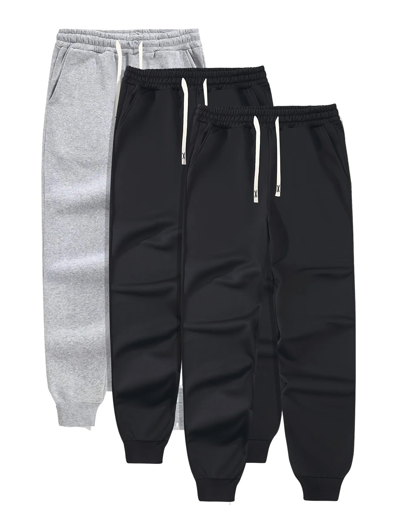3-piece Set Baggy Jogger Pants Man Gym Sweatpants Free Offers Mens Trousers High Quality Sportswear Casual Running Autumn Workou