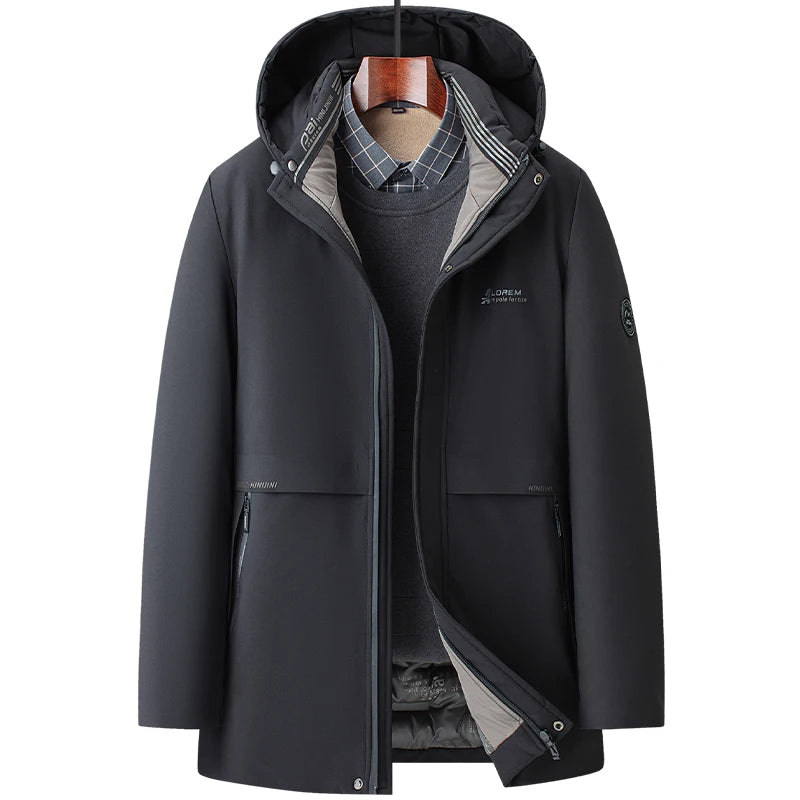 Parka Men Coats new Winter Jacket Men Thicken Hooded Waterproof Outwear Warm Coat Fathers' Clothing Casual Men's Overcoat