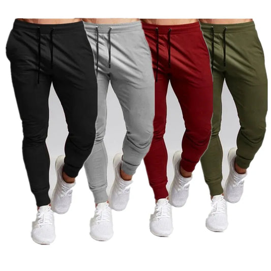 Casual Pants Men's Jogger Sweatpants Large Size Elastic Waist Sports Casual Trousers Loose Fitness Clothes Spring Thin Section