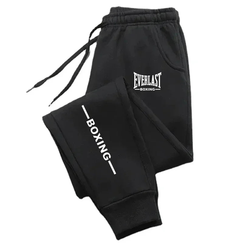 2025 Autumn EVERLAST Printed Jogging Pants Men's Tracksuit Pants for Men Sweatpants Jogger Men Brushed Gym Women Winter Trousers