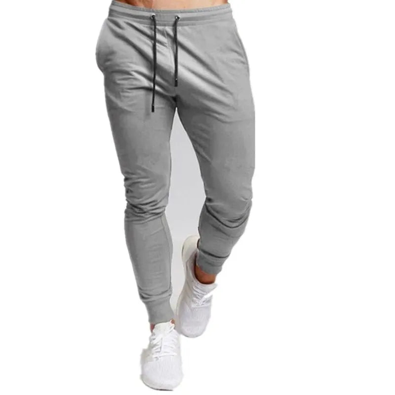 Casual Pants Men's Jogger Sweatpants Large Size Elastic Waist Sports Casual Trousers Loose Fitness Clothes Spring Thin Section